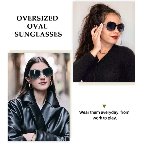 Women\'s Trendy Shades Eyes Protection Multi Frame Polarized Sunglasses